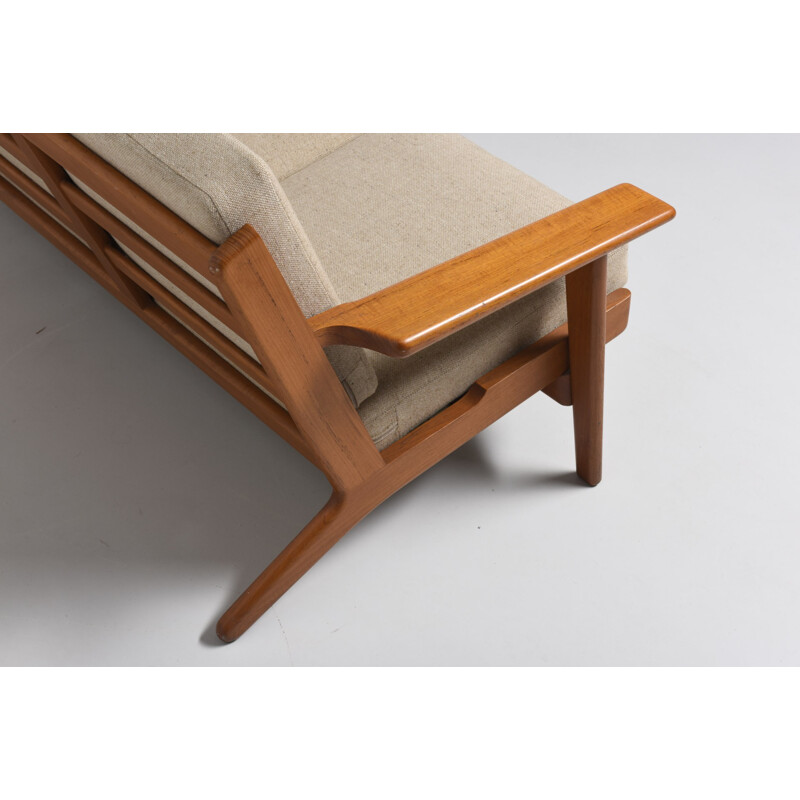 GE-290 3-seat sofa in teak by Hans J. Wegner for Getama - 1950s