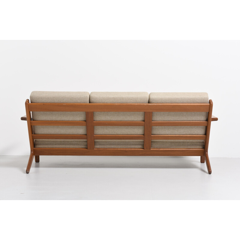 GE-290 3-seat sofa in teak by Hans J. Wegner for Getama - 1950s