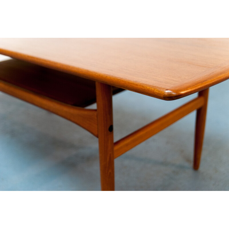 Big vintage scandinavian coffee table - 1960s