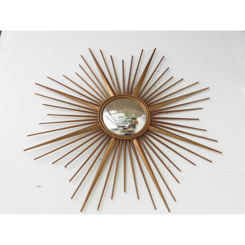 Curved sun mirror Chaty Vallauris - 1960s