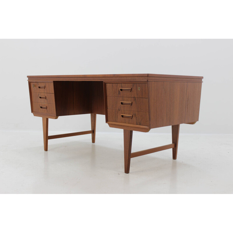 Danish vintage teak writing desk - 1960s 