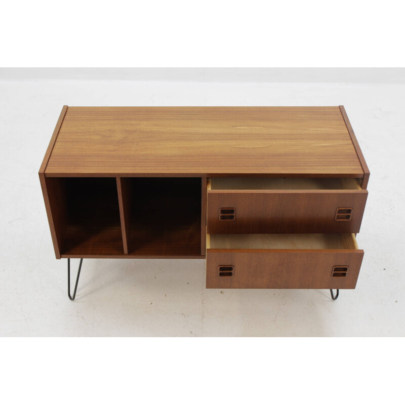 Vintage Danish Teak TV Stand Cabinet - 1960s