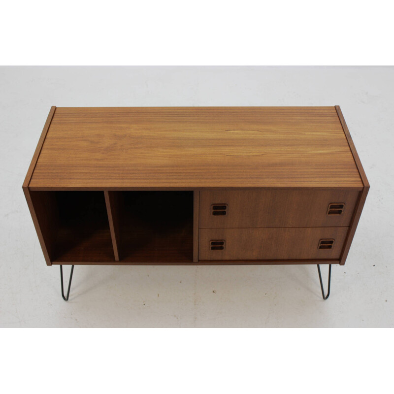 Vintage Danish Teak TV Stand Cabinet - 1960s