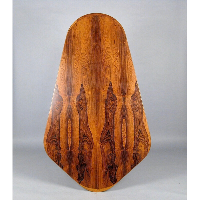 Scandinavian design vintage rosewood table - 1950s
