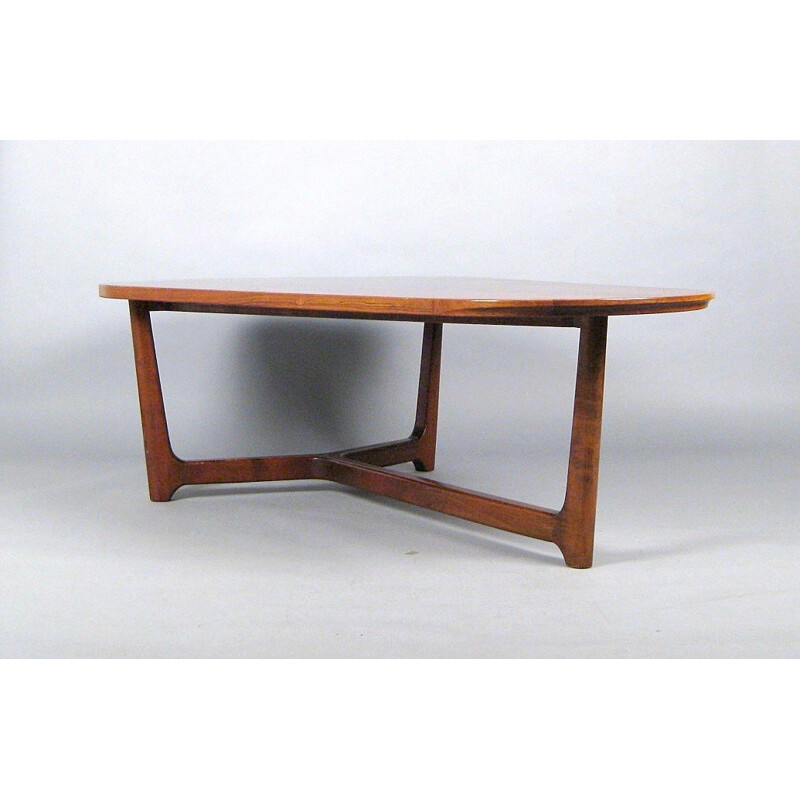 Scandinavian design vintage rosewood table - 1950s