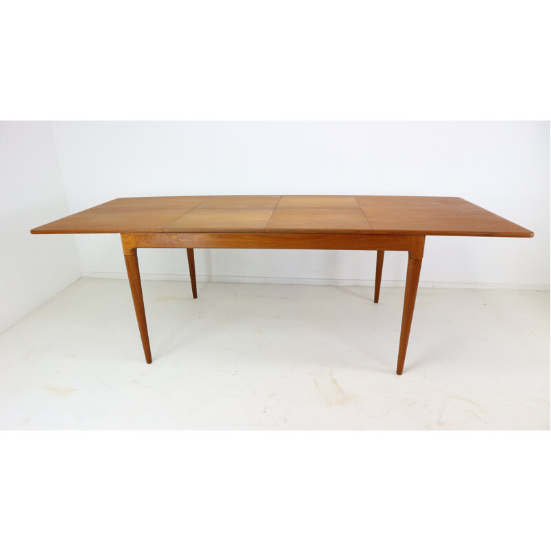 Teak Extendable Dining Table by Arne Hovmand-Olsen for Mogens Kold - 1950s