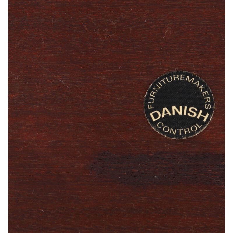 Table vintage en palissandre avec Carreaux Royal Copenhague par Severin Hansen pour Haslev Møbelsnedkeri - 1970