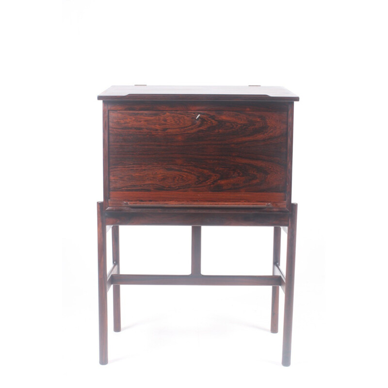 Mid-century Rosewood Desk by Henry Rosengren Hansen for Brande Møbelindustri - 1950s