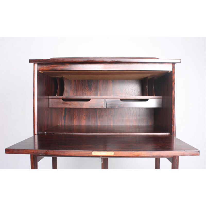 Mid-century Rosewood Desk by Henry Rosengren Hansen for Brande Møbelindustri - 1950s