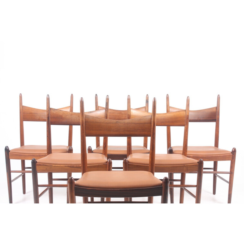 Rosewood Dining Chairs by Vestervig Eriksen - 1960s