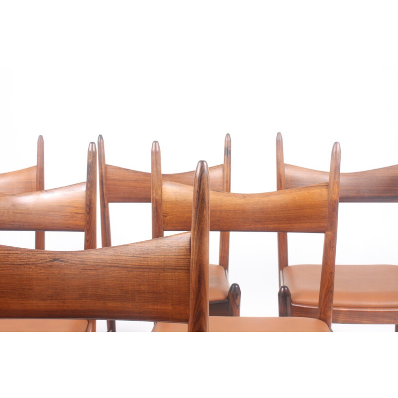 Rosewood Dining Chairs by Vestervig Eriksen - 1960s