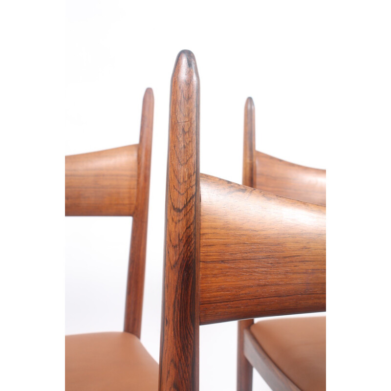 Rosewood Dining Chairs by Vestervig Eriksen - 1960s