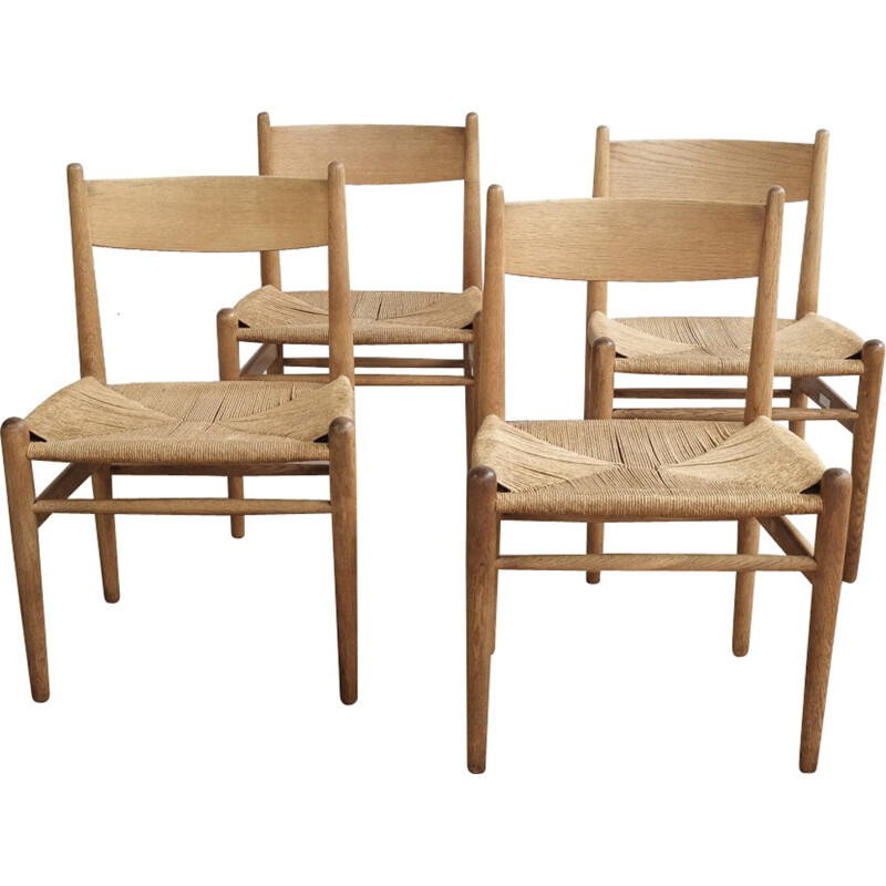 Set of 4 chairs CH36 by Hans Wegner for Carl Hansen & Søn - 1970s