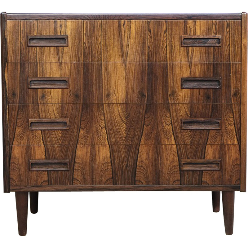 Vintage chest of 4 drawers in rosewood by Westergaard - 1960s