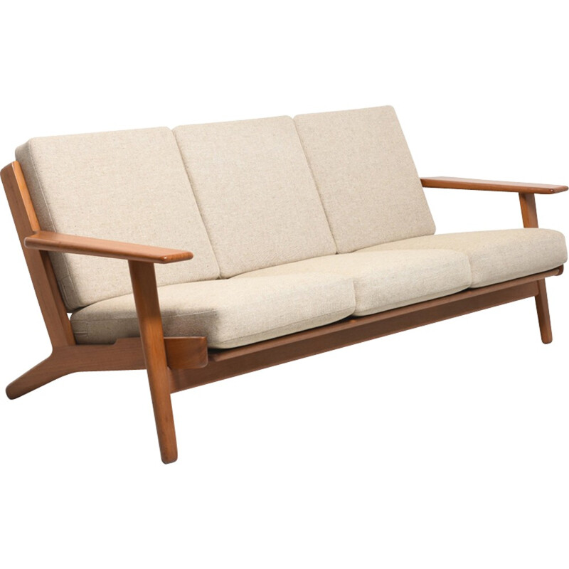 GE-290 3-seat sofa in teak by Hans J. Wegner for Getama - 1950s