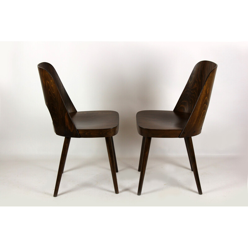 Pair of vintage chairs No.515 by Oswald Haerdtl for TON - 1950s