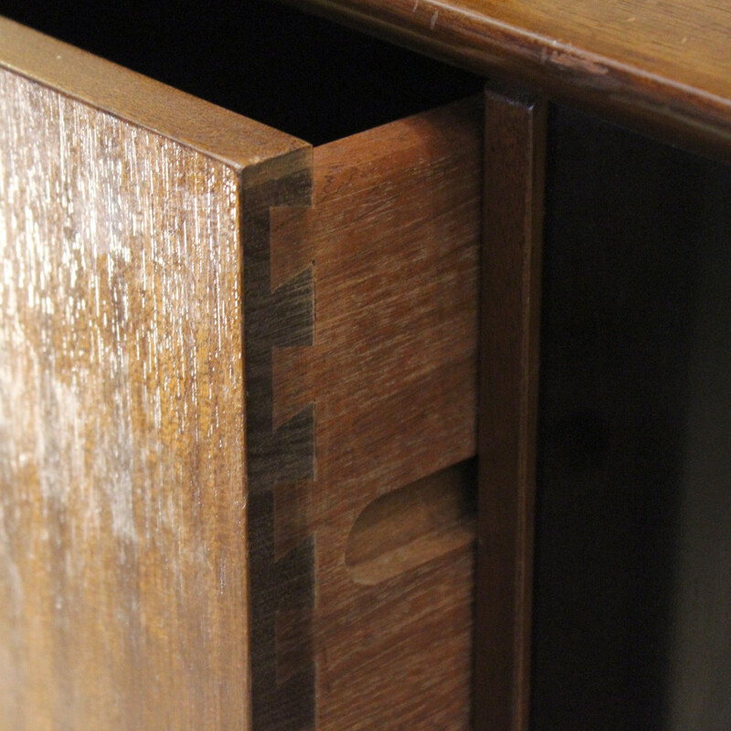 Vintage mahogany bookcase - 1960s