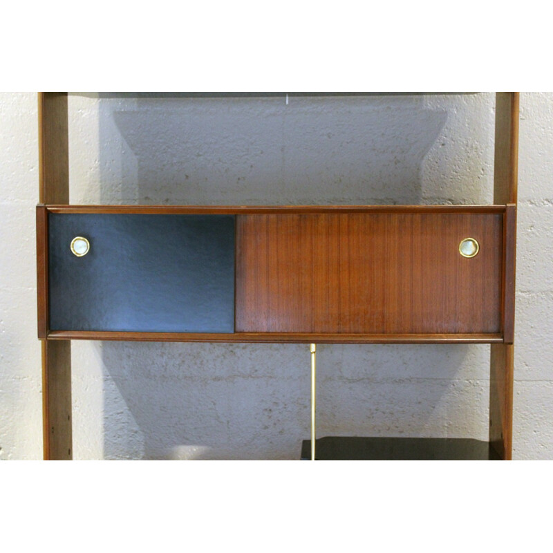 Vintage mahogany bookcase - 1960s
