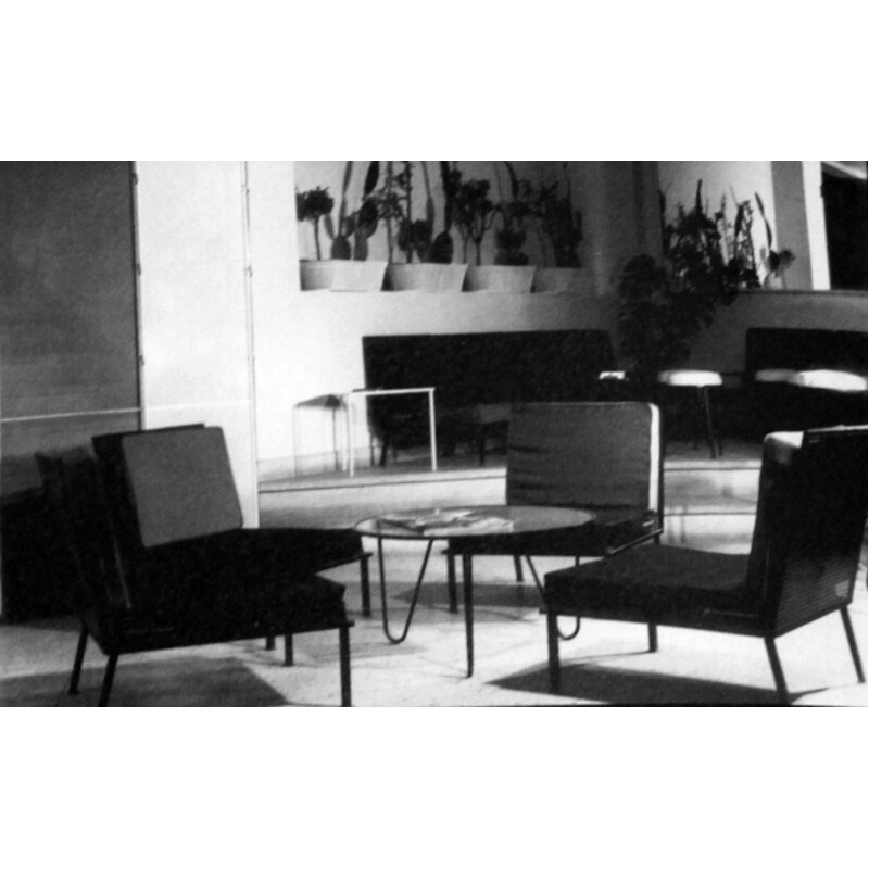 Table basse vintage "Bellevue" par Mathieu Mategot - 1950
