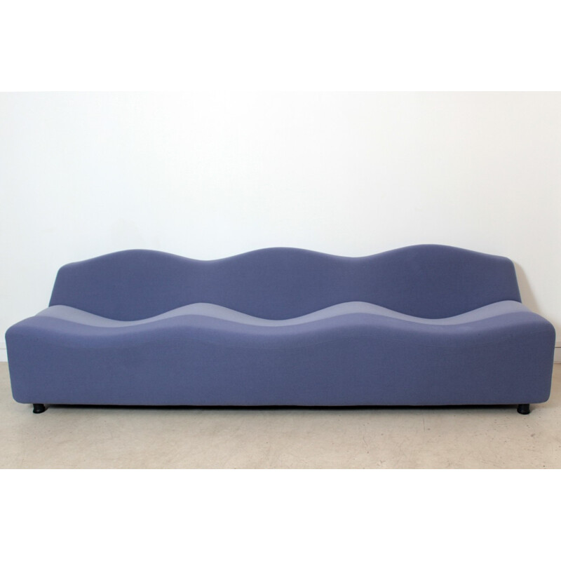 Blue vintage sofa "ABCD" by Pierre Paulin for Artifort - 1970s