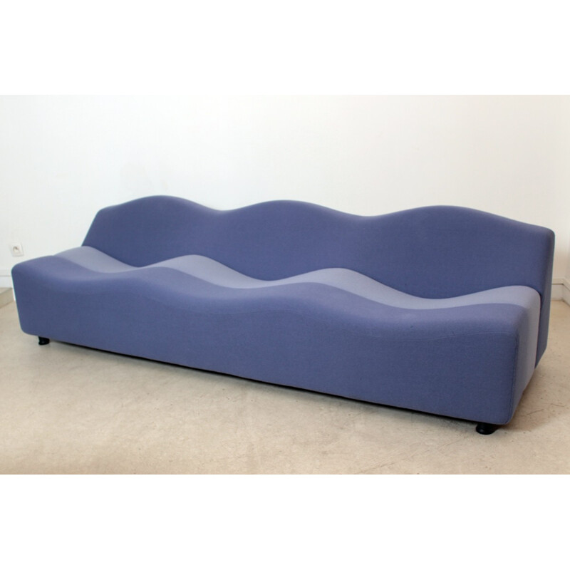 Blue vintage sofa "ABCD" by Pierre Paulin for Artifort - 1970s