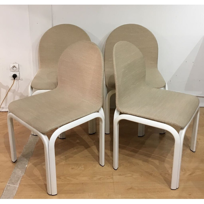 Set of 4 vintage chairs by Gae Aulenti for Knoll - 1970s