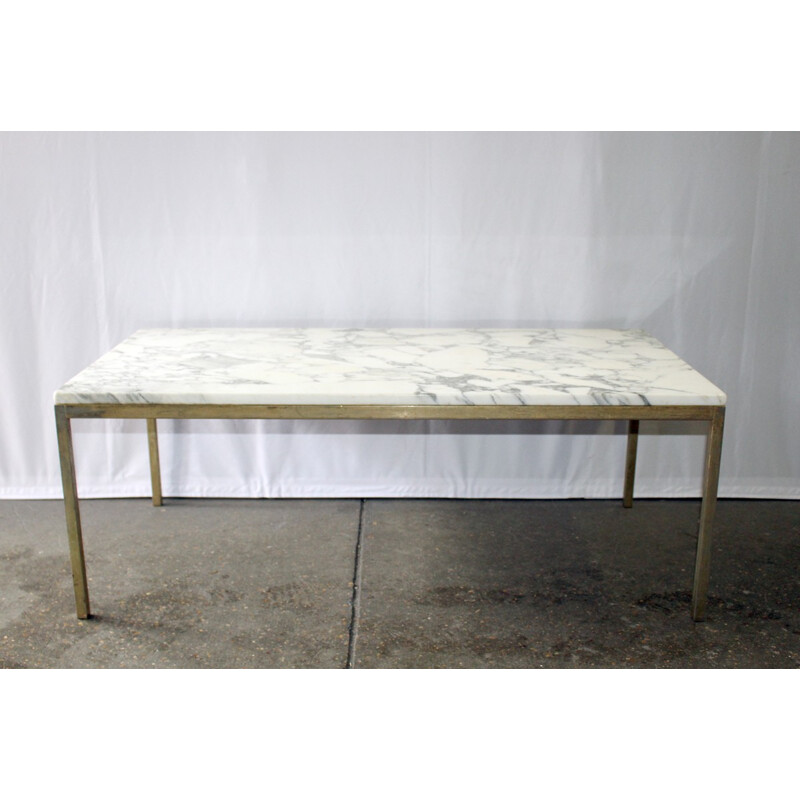 Rectangular coffee table in marble by Florence Knoll - 1970s