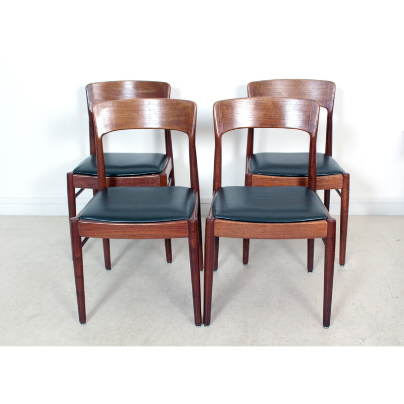 Suite de chaises vintage scandinaves - 1960