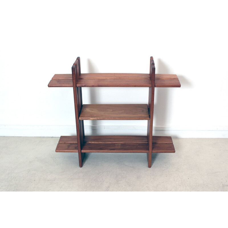 Mid-century Fruitwood Shelf by Regain - 1950s