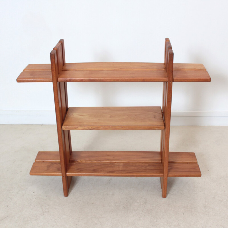 Mid-century Fruitwood Shelf by Regain - 1950s