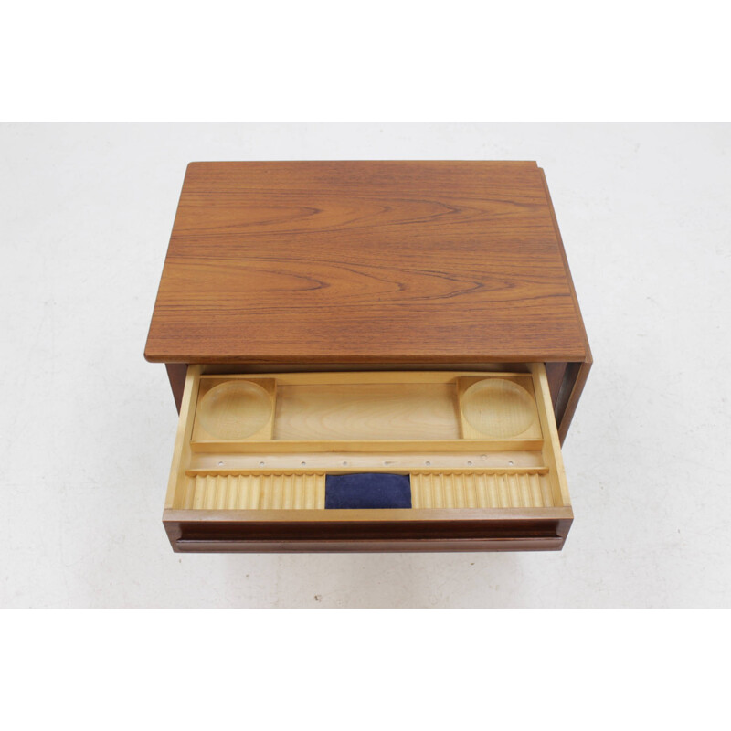 Danish Extendable Teak Sewing Table - 1960s