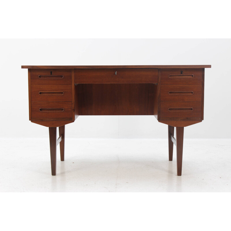 Bureau en teck danois vintage - 1960