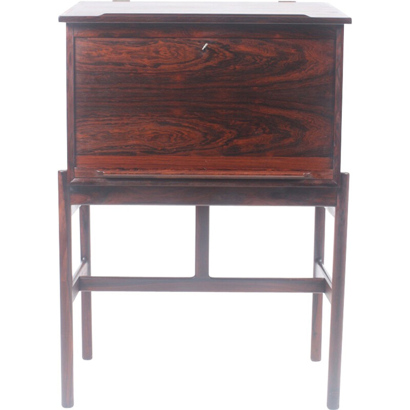 Bureau vintage en Palissandre par Henry Rosengren Hansen pour Brande Møbelindustri - 1950