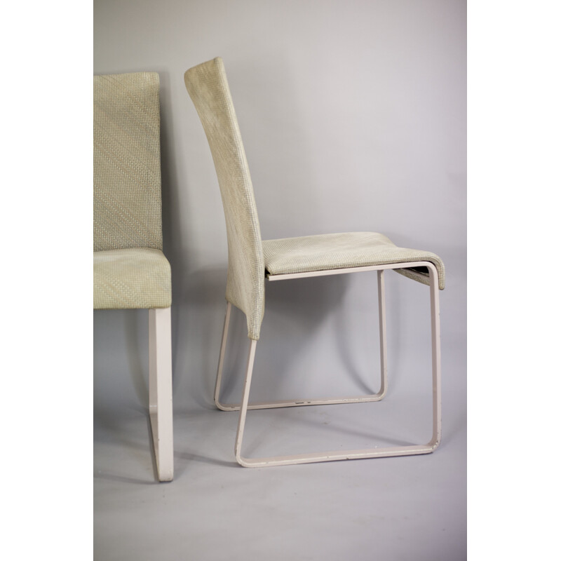 Pareja de sillas de Giovanni Offredi, modelo Ealing, editado por Saporiti, Italia - 1970