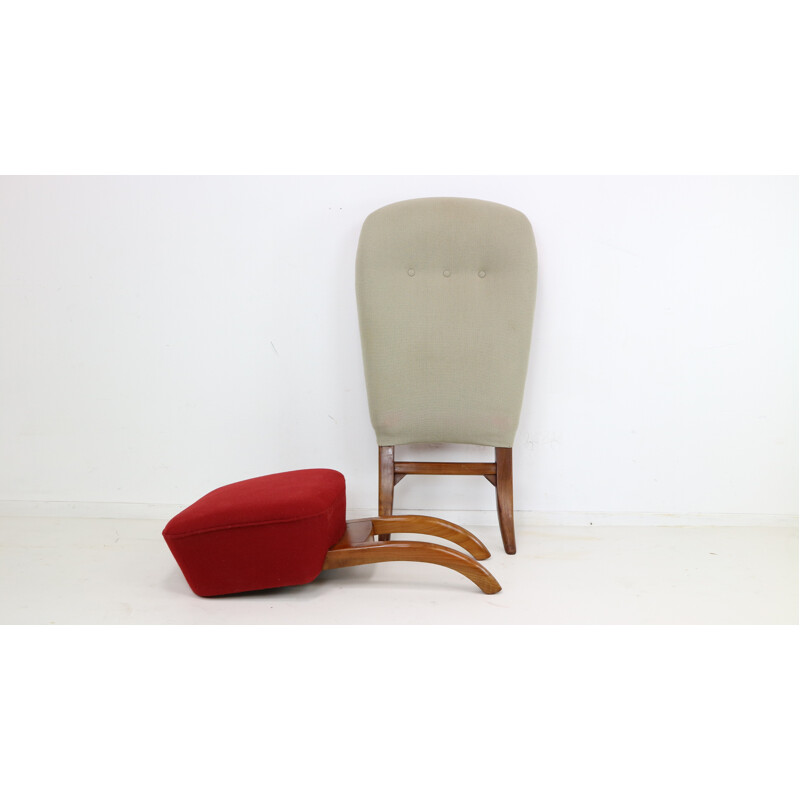Pair of Congo chairs by Theo Ruth for Artifort - 1950s