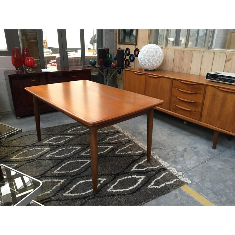 Vintage scandinavian teak table - 1970s