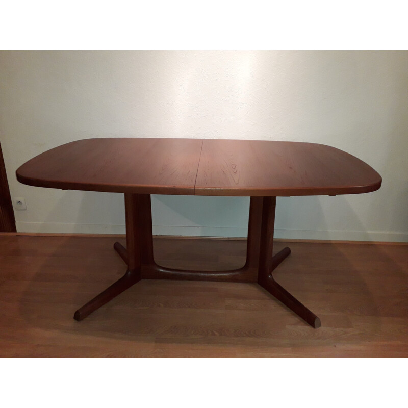 Vintage teak dining table by Niels Otto Moller for Gudme Mobelfabrick - 1960s