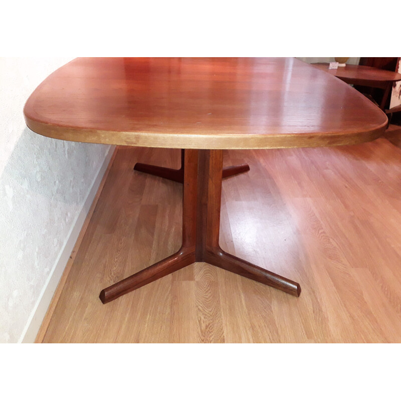 Vintage teak dining table by Niels Otto Moller for Gudme Mobelfabrick - 1960s