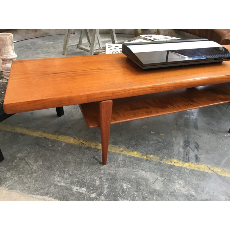 Teak coffee table by Johannes Andersen - 1960s