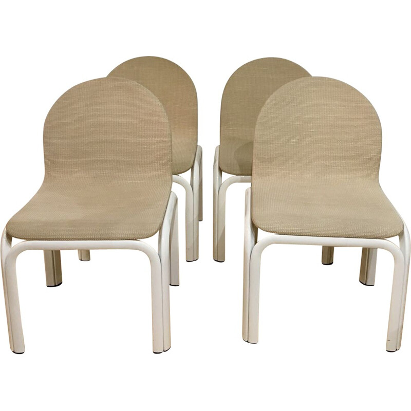 Set of 4 vintage chairs by Gae Aulenti for Knoll - 1970s