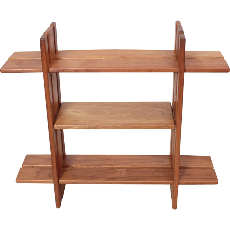 Mid-century Fruitwood Shelf by Regain - 1950s