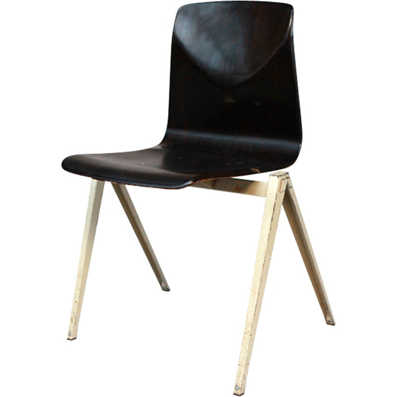 Mid centurty S22 Galvantias chair in ebony - 1970s