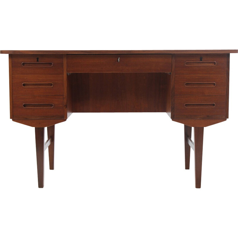 Mid-century Danish teak writing desk - 1960s