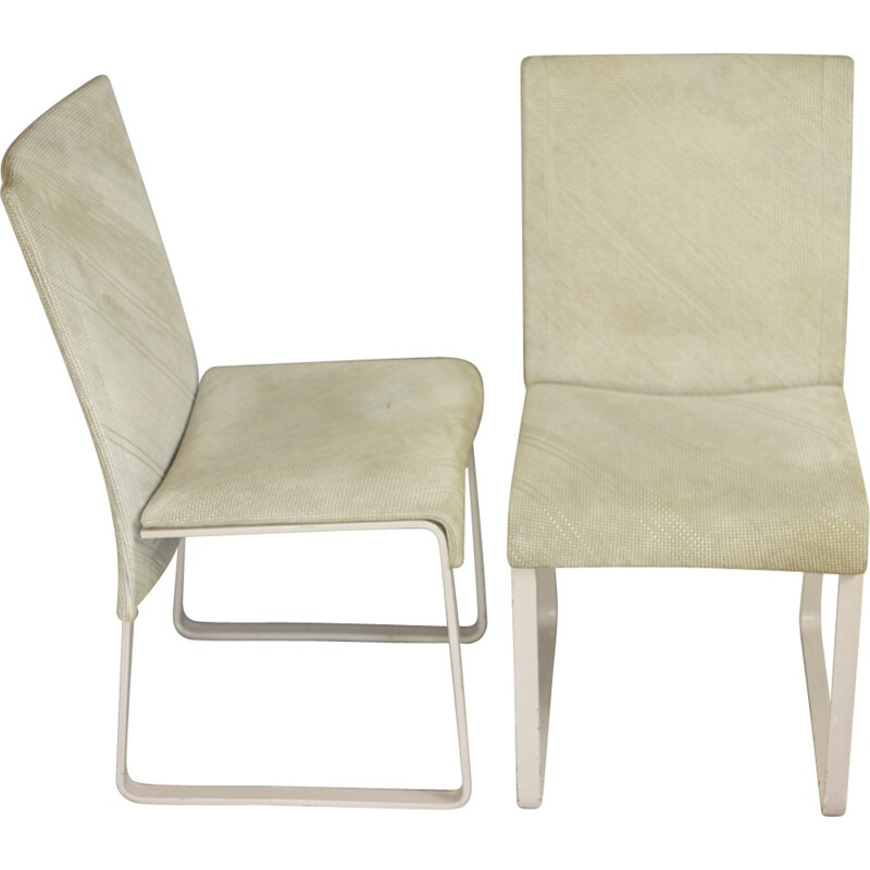 Par de cadeiras de Giovanni Offredi, modelo Ealing, publicado por Saporiti, Itália - 1970