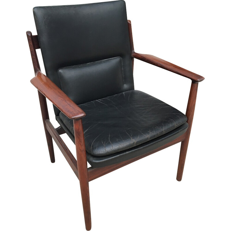 Rosewood Armchair by Arne Vodder for Sibast Mobler - 1950s