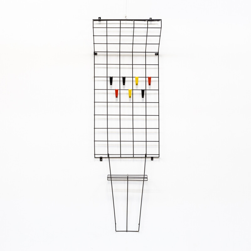 Vintage coat rack with an unmbrella rack by Coen de Vries for Pilastro - 1950s