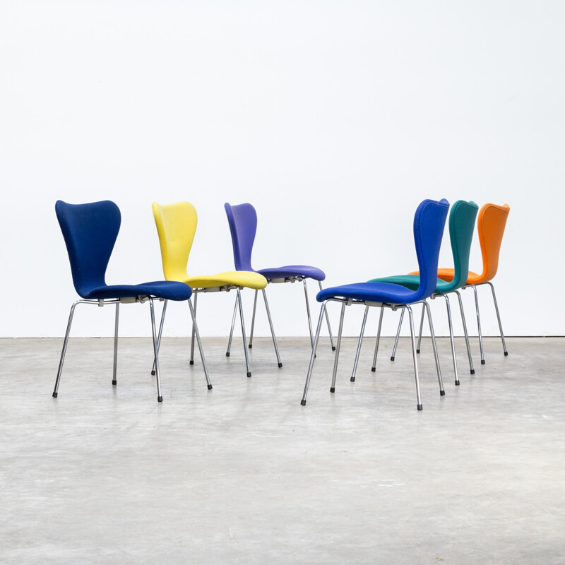 Set of 4 butterfly chairs by Arne Jacobsen for Fritz Hansen - 1990s