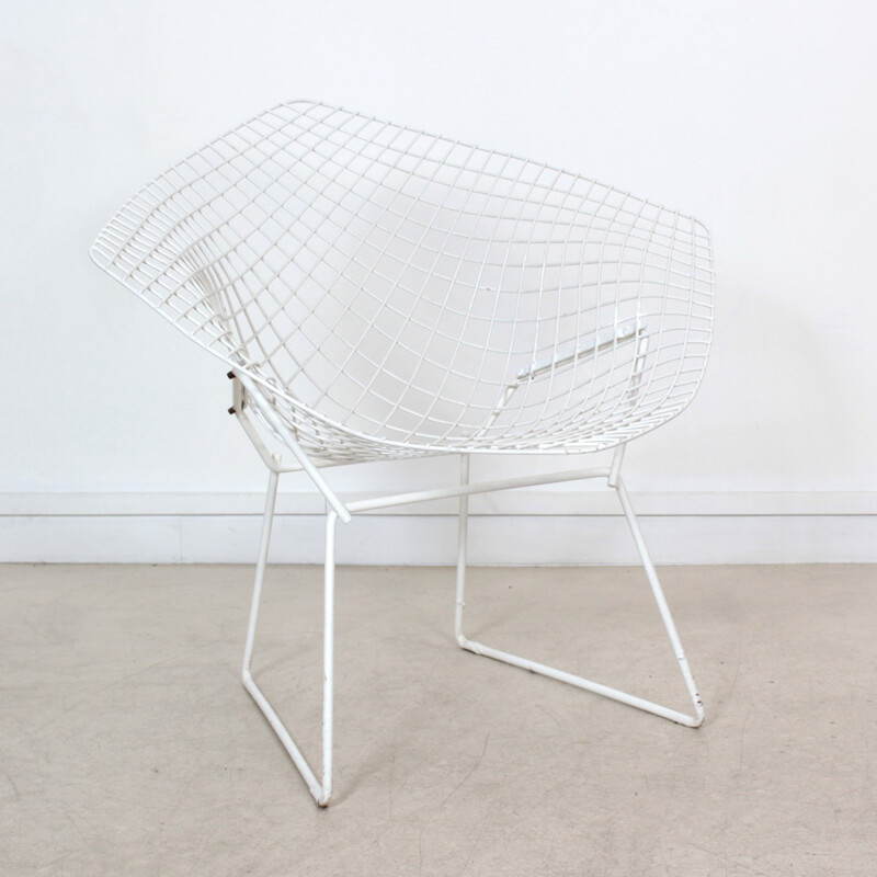 Vintage diamond armchair by Harry Bertoia - 1970s