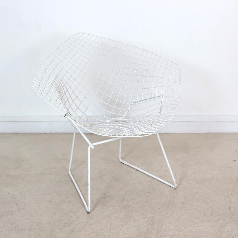 Vintage diamond armchair by Harry Bertoia - 1970s