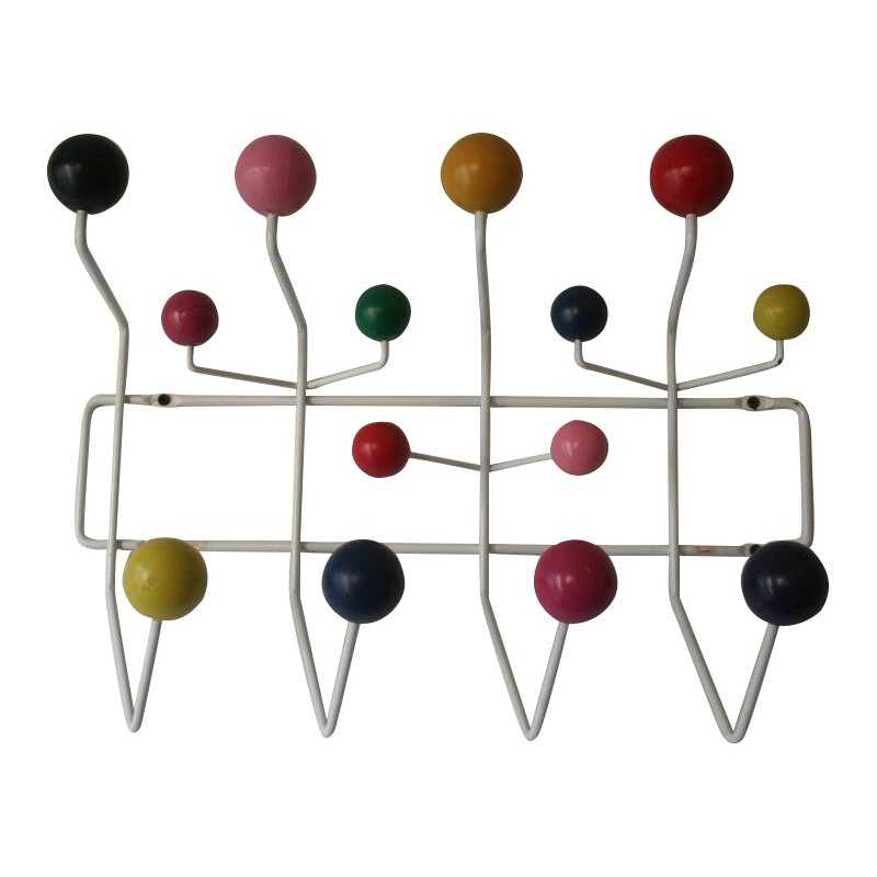 Coat rack "Hang it all" in steel and wood - EAMES - 2000s